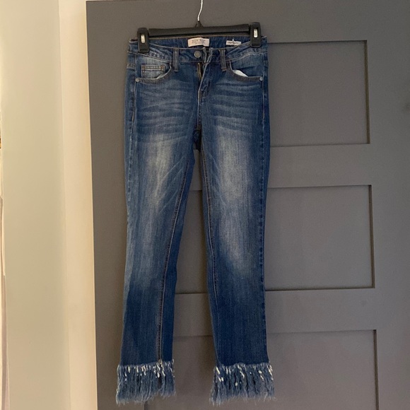 Boutique Fringe Jeans - Picture 1 of 4